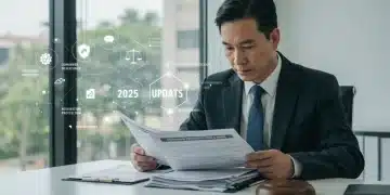 Lawyer reviewing 2025 federal consumer protection law updates documents