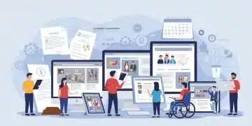 Diverse users accessing accessible digital commerce platforms