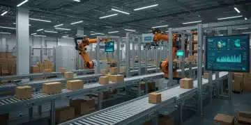 Robotic systems efficiently managing inventory in a large, automated warehouse facility.
