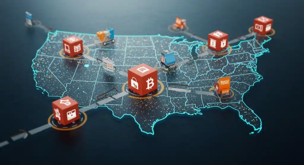 Blockchain in Retail: US Companies Boost Supply Chain Transparency by 25% by 2025