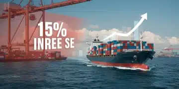 Cargo ship facing tariff increase challenges at port