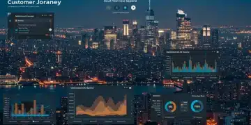 Digital marketing dashboard showing optimized US ad spend data