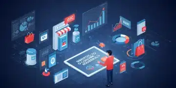Direct-to-Consumer (DTC) model evolution and market share growth visualization