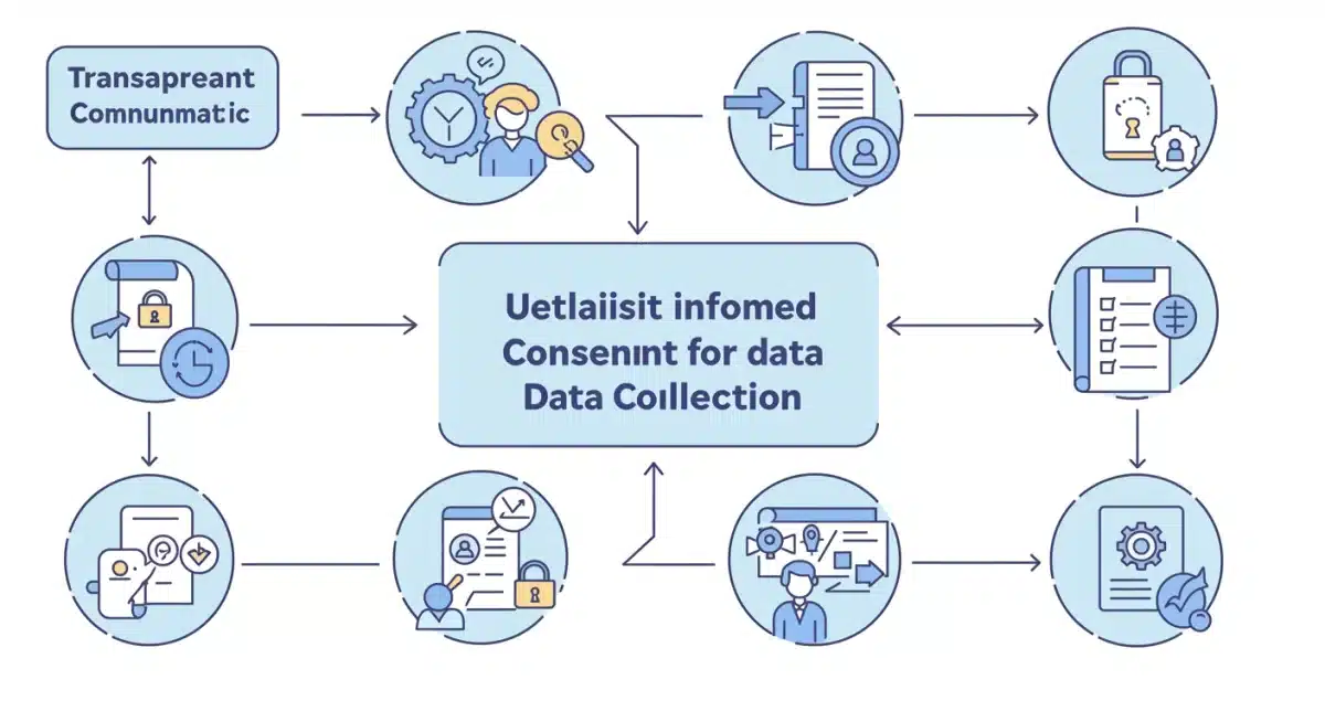 Flowchart depicting informed consent process for data collection