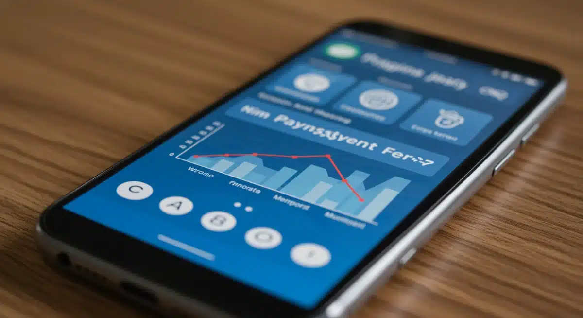 Smartphone displaying reduced transaction fees through fintech innovation.