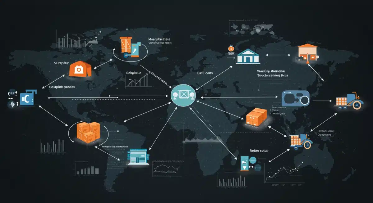 Optimized supply chain network with predictive analytics integration