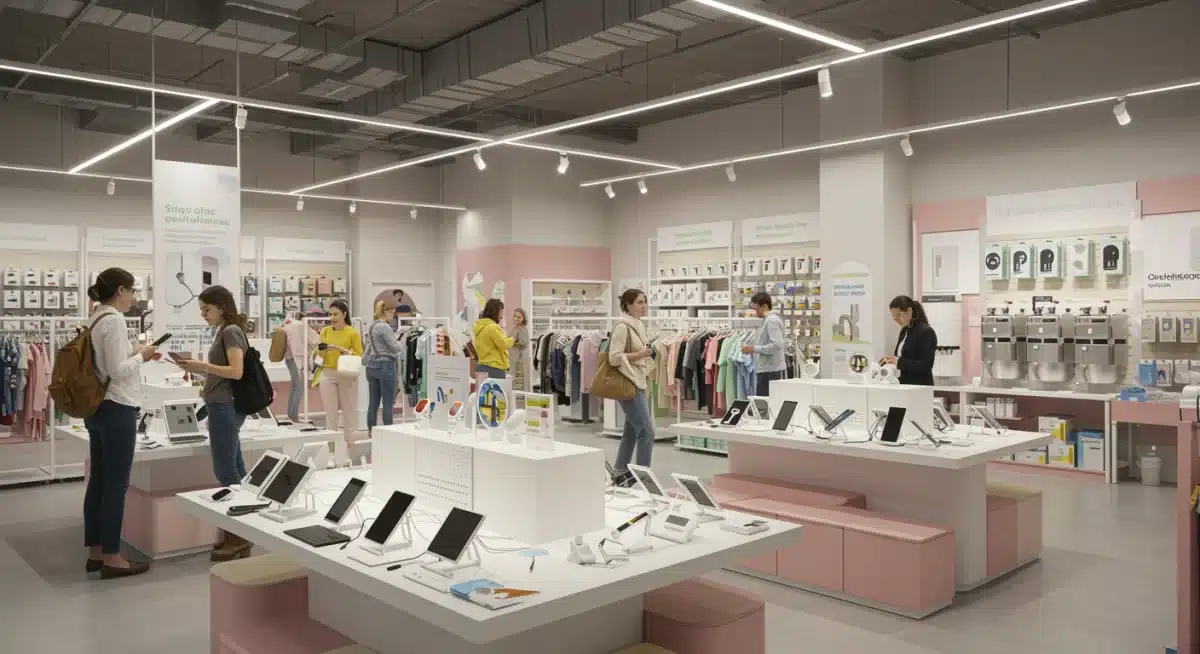 Sustainable retail store with refurbished items and refill stations