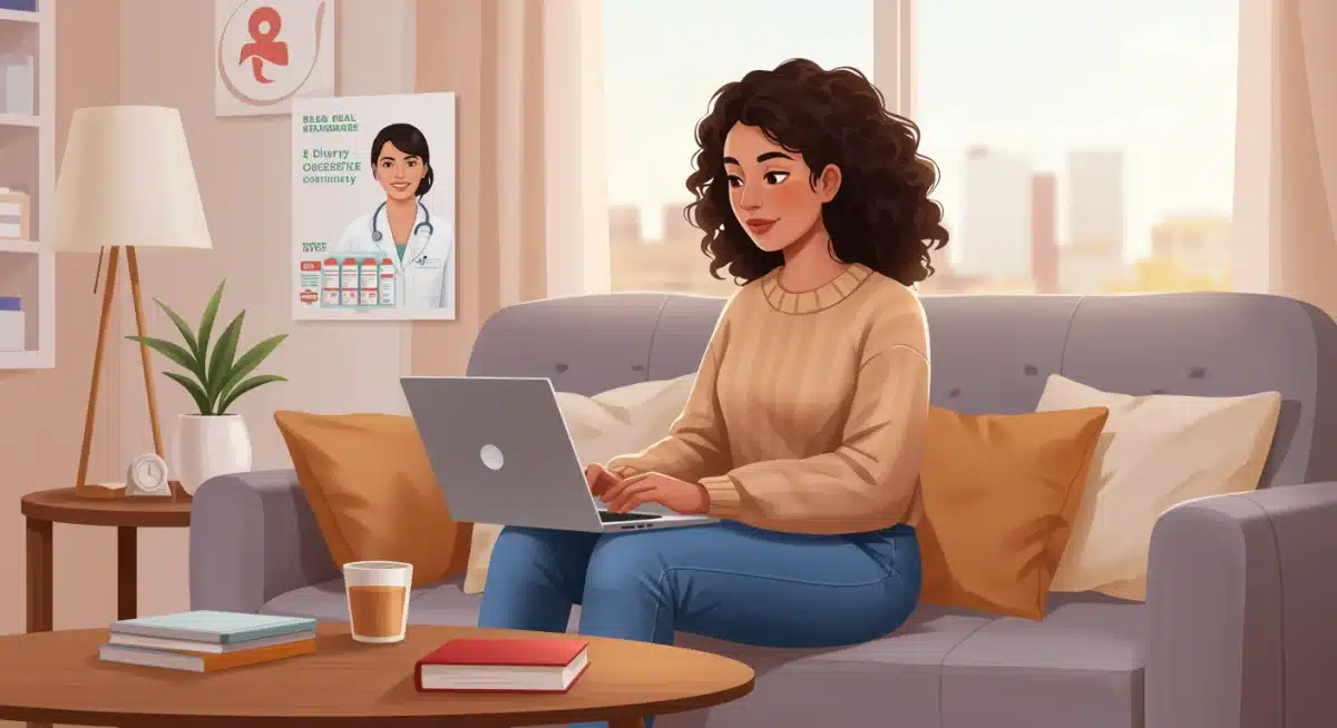 Telemedicine consultation with remote patient monitoring and retail pharmacy integration.