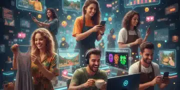 Micro-influencers connecting with engaged niche audiences online